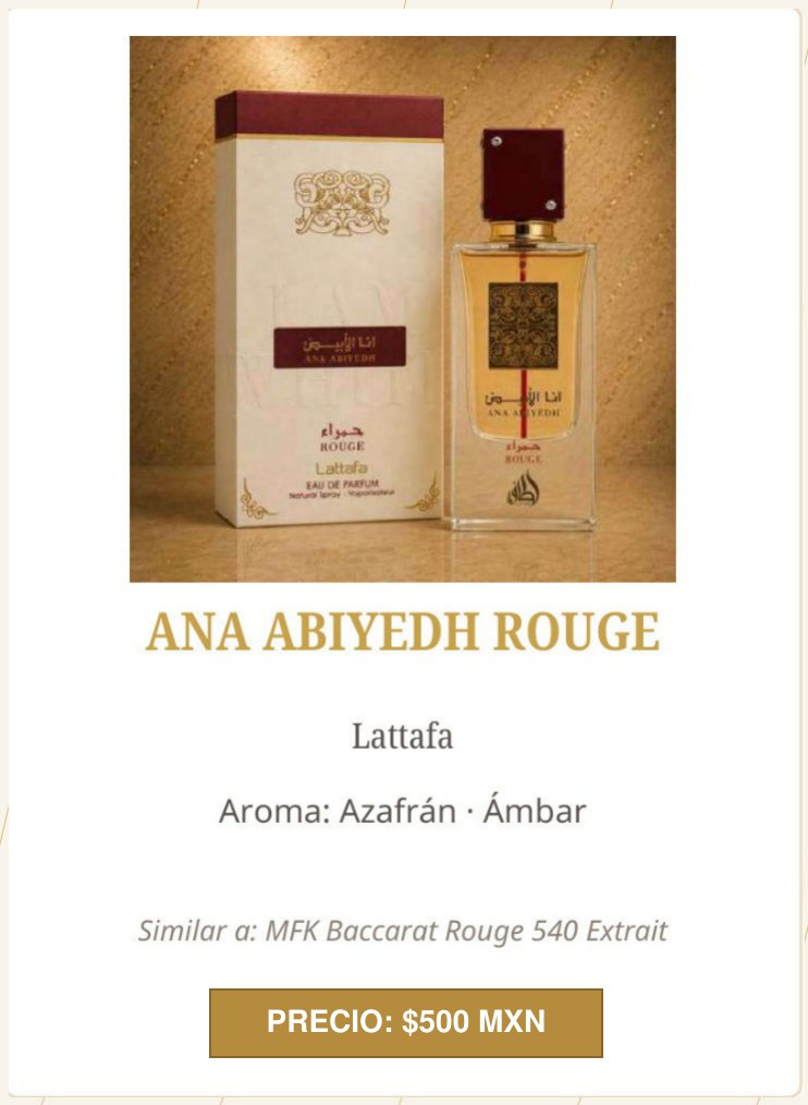 Ana Abiyedh Rouge de Lattafa