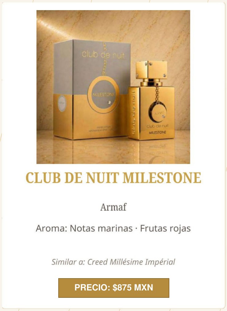 Club de Nuit Milestone de Armaf