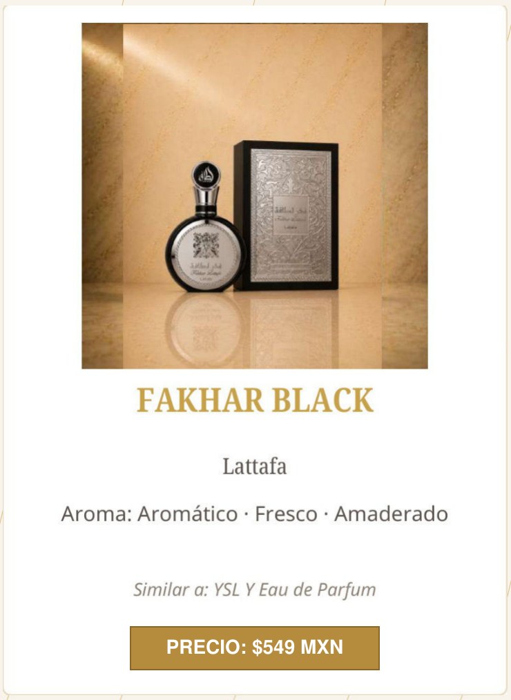 Fakhar Black de Lattafa