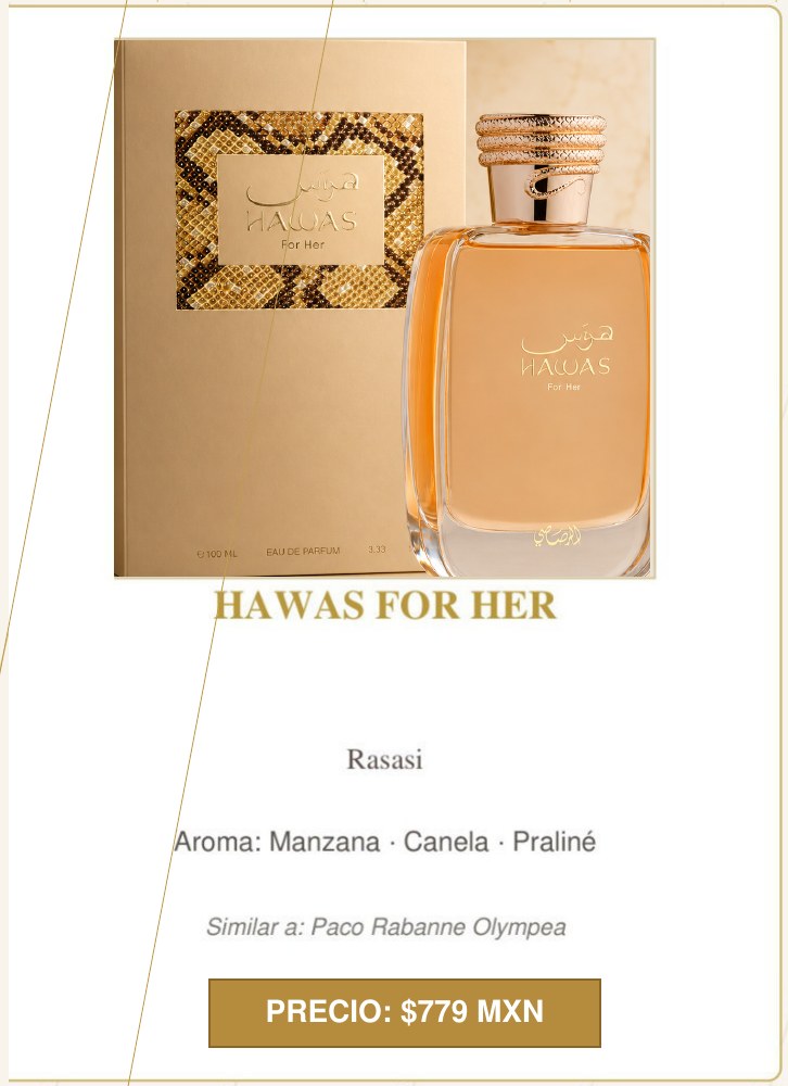 Hawas for Her de Rasasi