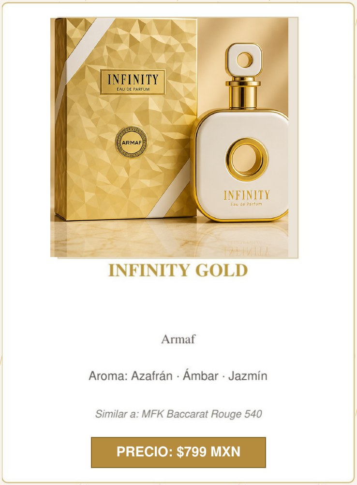 Infinity Gold de Armaf