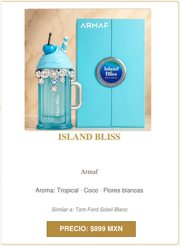 Island Bliss de Armaf