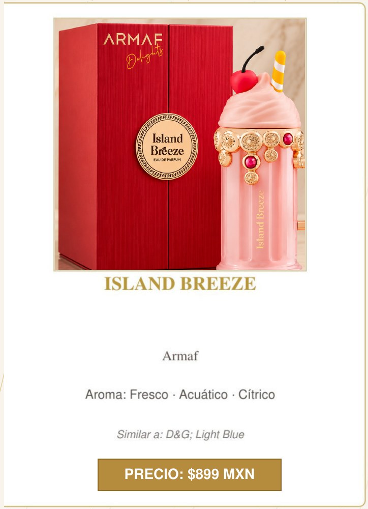 Island Breeze de Armaf