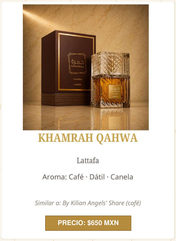 Khamrah Qahwa de Lattafa