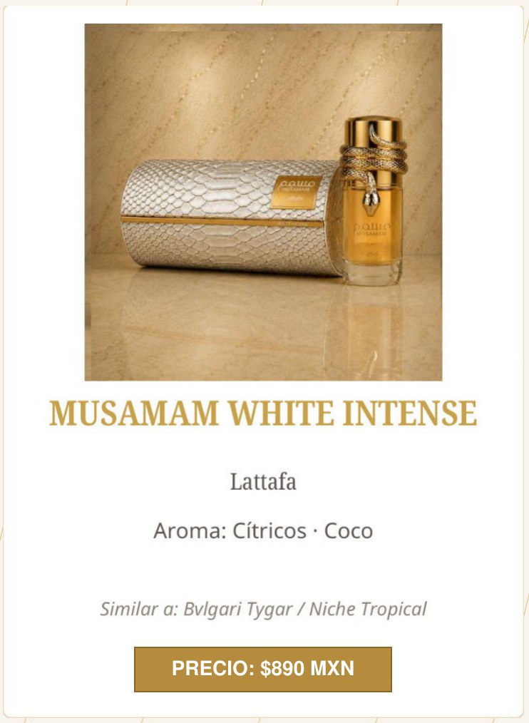 Musamam White Intense de Lattafa