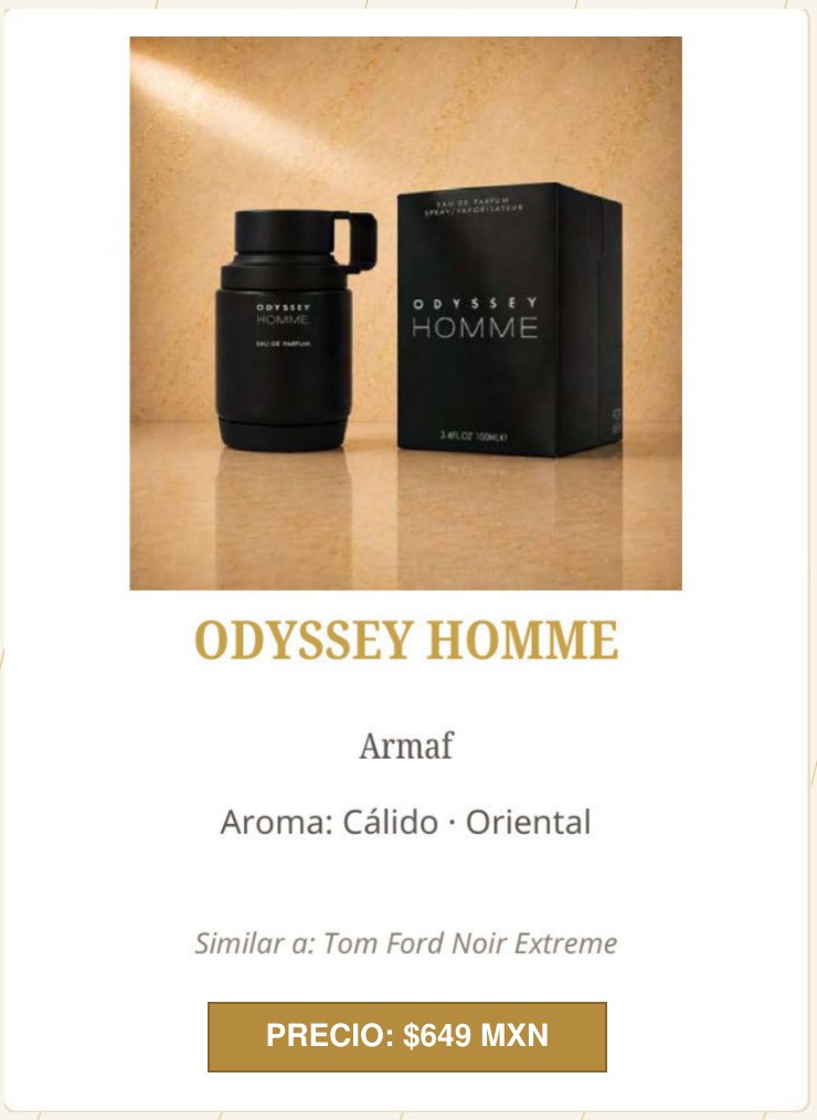 Odyssey Homme de Armaf