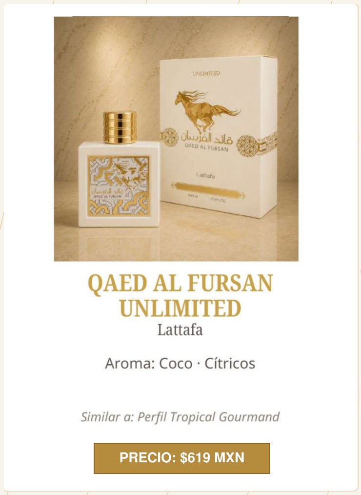 Qaed Al Fursan Unlimited de Lattafa